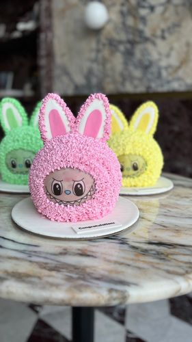 Labubu Cake - a visually appealing and playful cake design inspired by the popular Labubu character