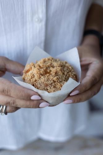 Peach Crumble Muffin
