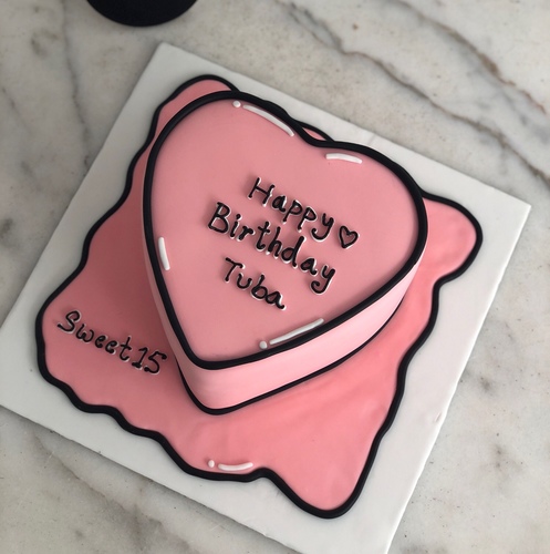 Comic Cake (Heart)