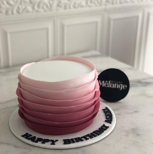 Ombré Cake