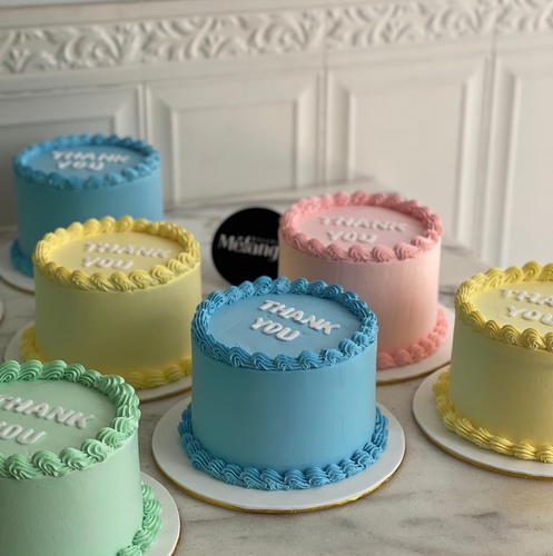 Greeting Cakes (3pcs package)