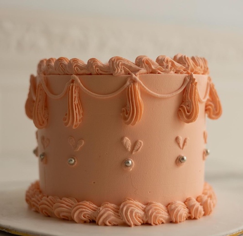 Fuzzy Peach Cake