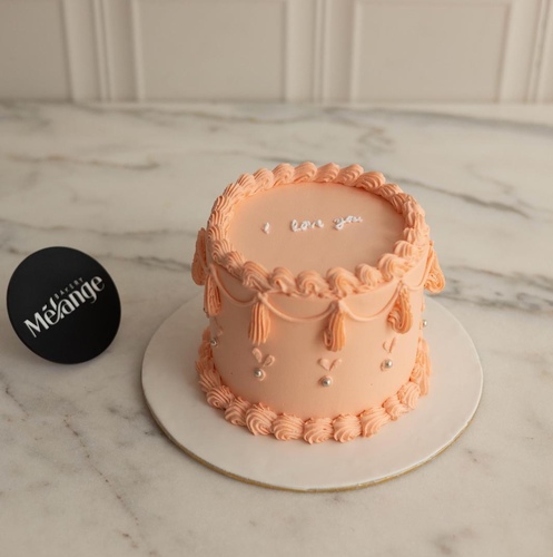 Fuzzy Peach Cake