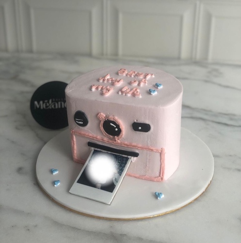 Polaroid Cake