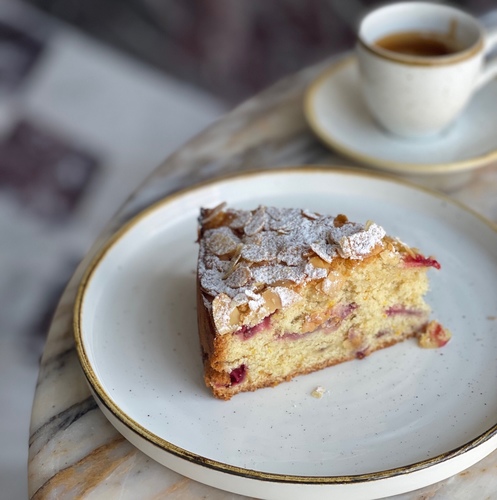 Strawberry Almond Cake