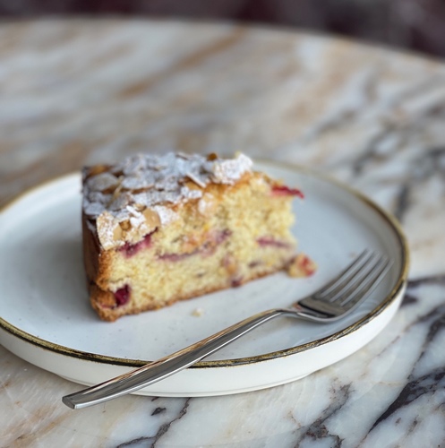 Strawberry Almond Cake