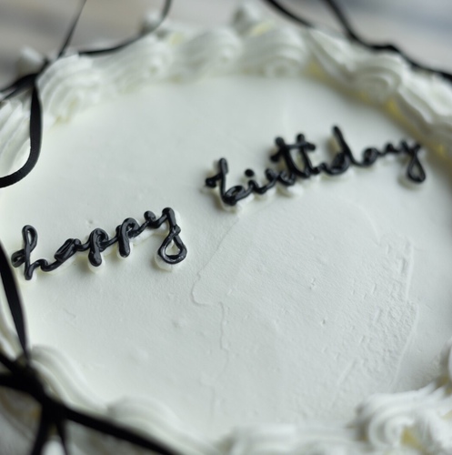 Vintage Ribbon Cake