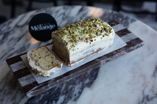 Pistachio with Lemon Loaf Cake