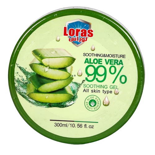 Ihsaan Kw - Loras Aloe Vers Smothing Gel - With 99% of Natural Aloe vera to Soothe and Moisturize the Skin