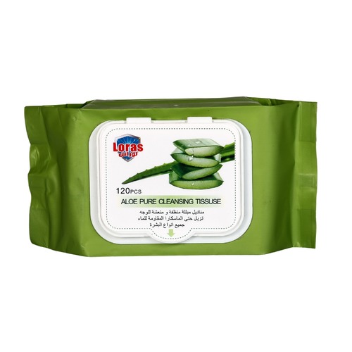 Ihsaan Kw - Loras Aloe Vera Tissuse - Make-Up Remover and Face Refresher for All Skin Types