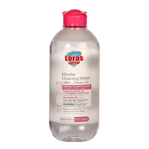 Ihsaan Kw - Lorass Micellar Water Cleansing Skin - For all skin types and sensitive  400 ml