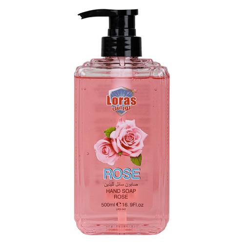 Rose liquid hand soap - Rose-Scented Liquid Hand Soap 
 A unique formula gently cleanses the skin while preserving its natural softness. 
 A soft, easy-rinsing lather leaves skin clean and refreshed without any dryness. 
 A large, economical size (500 ml) is sufficient for long-term use. 
 It features high quality and a carefully selected natural formula. 
 A large, practical package ensures repeated use over a long period of time. 
 It does not cause any irritation or sensitivity. 
 It leaves your skin soft to the touch with an attractive, long-lasting fragrance.