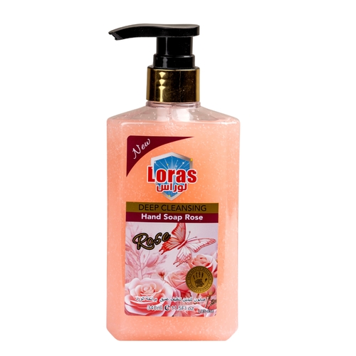 Liquid hand soap, deep cleaning, rose scent