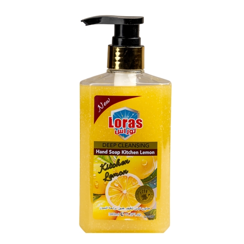 Liquid hand soap, deep cleaning, lemon scent