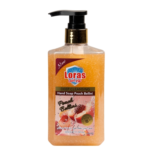 Liquid hand soap, deep cleaning, peach scent