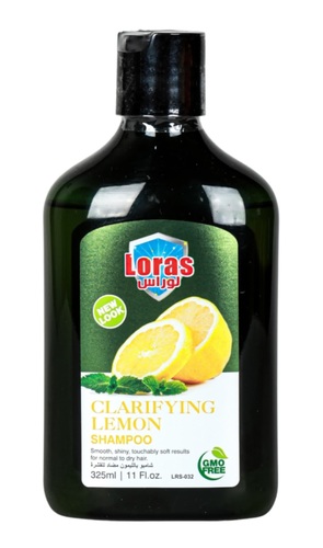 Ihsaan Kw - Loras Anti-Dandruff Lemon Shampoo - LOras  Anti-Dandruff Shampoo with Lemon Non-GMO 
 Specially formulated for dull or lifeless hair, this shampoo contains a blend of lemon essential oil, quinoa protein, aloe vera and vitamin E, which works to clarify and brighten hair and remove excess oils and buildup that cause dullness.