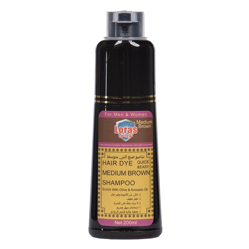 Medium brown hair dye shampoo