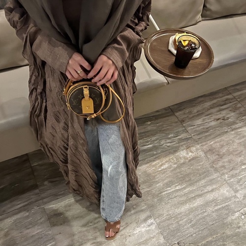 Dark brown Abaya