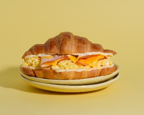 EGG WITH TURKEY - CROISSANT egg turkey with our speical souce