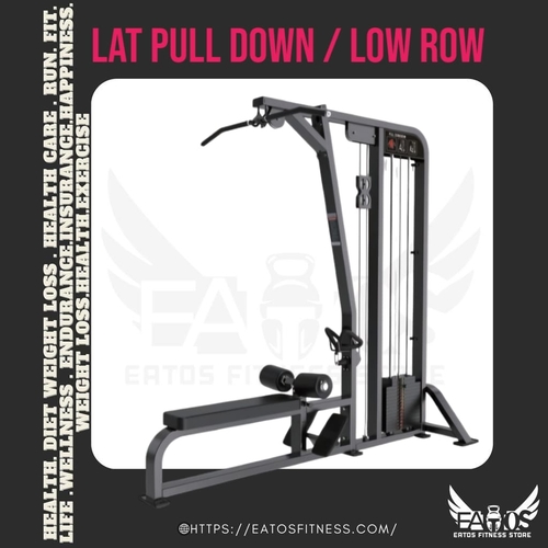 low row+ lat pull dow - قياسات 
2086×1220×2200mm
N.W.: 252 kg 
weight stack: 100kg
شامل التركيب والتوصيل