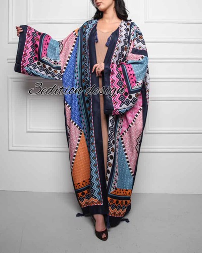 Bisht 14 - fabric Cotton 80%Polyester 20% Width is approximately 34 inches
The length is approximately 54 inches