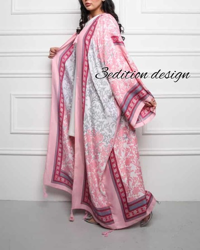 Bisht 15 - fabric Cotton 80%Polyester 20%Width is approximately 34 inches
The length is approximately 54 inches