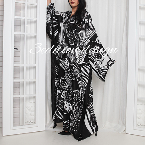 3 Edition Design  - Daraa 9 - ‏ fabric Cotton 80%Polyester 20% ‏Width is approximately 29 inches The length is approximately 55 inches