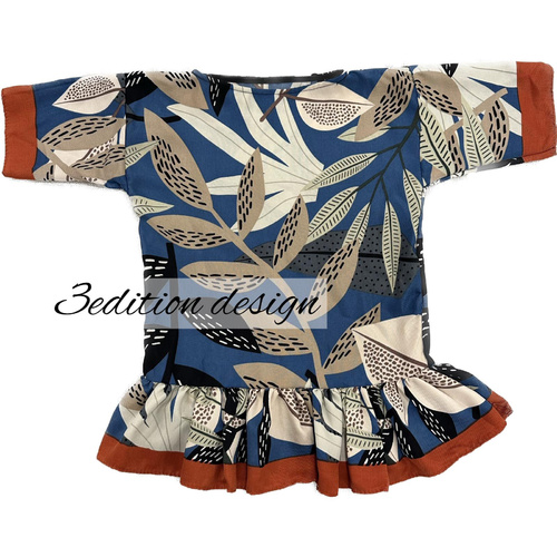 3 Edition Design  - Dress 2s - fabric 80% cotton20% Polyester 
The length approximately 20 inchesWidth approximately 15 inches