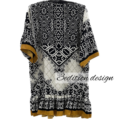 3 Edition Design  - Dress 1L - الخام قطن ٨٠٪؜ بوليستر ٢٠٪الدراعه الصغيره الطول ٣١ انشالعرض ٢٠ انش