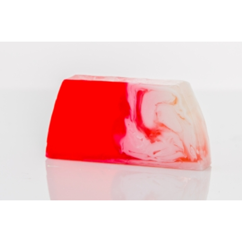 Cherry - HANDMADE SOAP 100g  The offer includes more than 15 aromas which, through colours and natural ingredients, create soaps with unique designs and aromas. Our homemade soaps will refresh you and enhance your well-being each time you use them. Choose any of our various aromas to give each day a particular sensation. Every piece of soap is unique and handmade, as it is crafted individually.