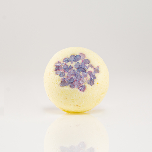 Bletilla  - Grape - 1 of Bath CreamersThe bath cream differs from bath bombs in its creamy texture, mixed with water after immersion. The offer includes different
aromas, which, through several natural ingredients, give you a bath bomb cream
with a unique design and aroma. The bath cream takes the shape of a small ball, which, despite its size, is highly valuable. You can make each bathing time different by choosing any of our aromas. Due to the creams’ creamy
texture, your skin will be silky smooth and pleasantly relaxed after the bath.
The product contains shea butter, cocoa butter, and almond oil.