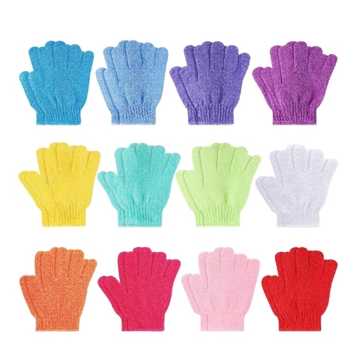 Bletilla  - Exfoliating shower gloves for daily use - Exfoliating shower gloves for daily use, the box contains a pair of gloves in 12 different colours. Pretty elastic and stretchy to fits most people\