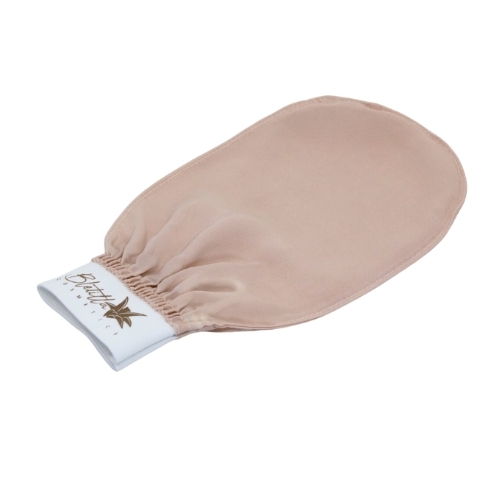 Bletilla  - Silk Exfoliating Gloves - Soft - Silk loofah for body exfoliation, made of 100% natural silk, suitable for all skin types 
 Soft silk loofah The Turkish exfoliating glove made of natural silk was manufactured using a specific technique, where the naturally woven silk waves quickly remove dead skin and impurities by profoundly exfoliating the body. This exfoliation aims to treat the skin and unify its colour. It removes tan, pigmentation, blackheads, scars and stretch marks. It makes The complexion bright, healthy and shiny.