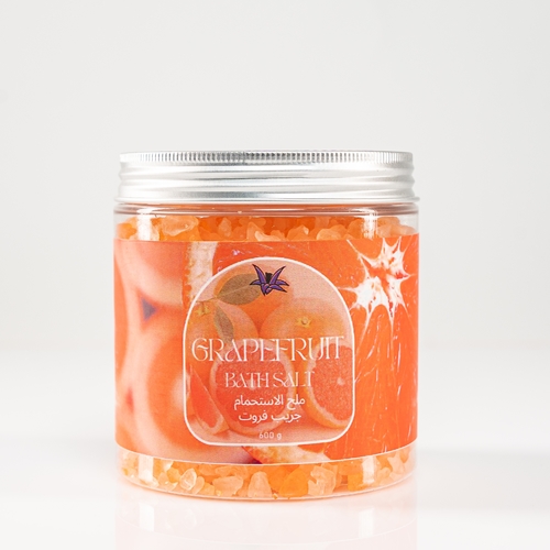 Bletilla  - Grapefruit Bath Salt - Bath salt It contains Mediterranean sea salt, essential oil It contains vitamins and minerals that help cleanse the skin, get rid of toxins and stimulate blood circulation.