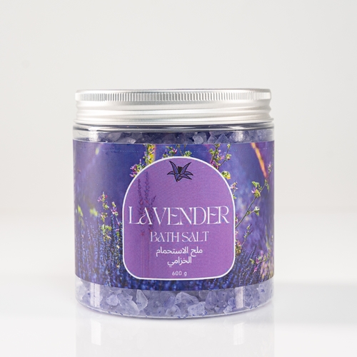 Bletilla  - Lavender Bath Salt - Bath salt It contains Mediterranean sea salt, essential oil It contains vitamins and minerals that help cleanse the skin, get rid of toxins and stimulate blood circulation.