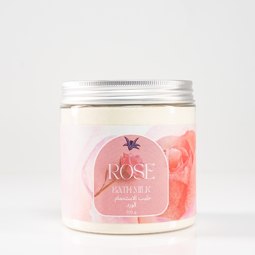 Bletilla  - Rose Bath Milk - Bath milk It contains milk powder and goat's milk Leaves the complexion soft and supple, prevents dryness, regenerates skin cells, and improves the appearance of the skin and complexion