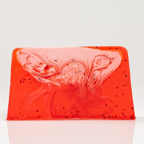 Bletilla  - Strawberry - HANDMADE SOAP 100g  The offer includes more than 15 aromas which, through
colours and natural ingredients, create soaps with unique designs and aromas.
Our homemade soaps will refresh you and enhance your well-being each time you
use them. Choose any of our various aromas to give each day a particular
sensation. Every piece of soap is unique and handmade, as it is crafted
individually.