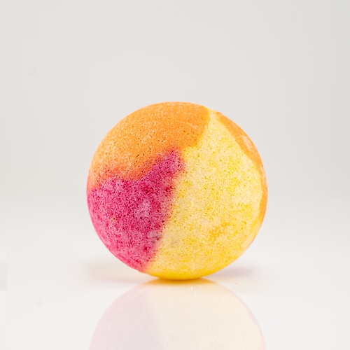 Bletilla  - Plum - 1 of Bath Bombs  Immerse one bath bomb into your bathtub to fill your
bathroom with rich aromas and surround yourself with harmony. The offer
includes more than 40 aromas, which create a unique design through colours and
natural ingredients and guarantee highly relaxed bath time. The water with the
dissolved bath bomb becomes aromatic, making your skin nice and smooth.
Choose an aroma you enjoy, creating an emotional adventure while relaxing in a
bath every day!