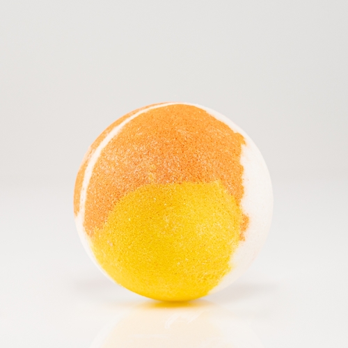 Peach - 1 of Bath Bombs  Immerse one bath bomb into your bathtub to fill your
bathroom with rich aromas and surround yourself with harmony. The offer
includes more than 40 aromas, which create a unique design through colours and
natural ingredients and guarantee highly relaxed bath time. The water with the
dissolved bath bomb becomes aromatic, making your skin nice and smooth.
Choose an aroma you enjoy, creating an emotional adventure while relaxing in a
bath every day!