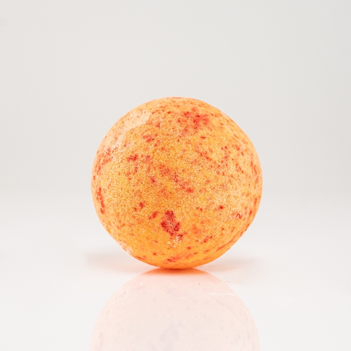 Grapefruit - 1 of Bath Bombs  Immerse one bath bomb into your bathtub to fill your
bathroom with rich aromas and surround yourself with harmony. The offer
includes more than 40 aromas, which create a unique design through colours and
natural ingredients and guarantee highly relaxed bath time. The water with the
dissolved bath bomb becomes aromatic, making your skin nice and smooth.
Choose an aroma you enjoy, creating an emotional adventure while relaxing in a
bath every day!