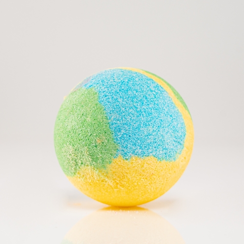 Summer Fresh - 1 of Bath Bombs  Immerse one bath bomb into your bathtub to fill your
bathroom with rich aromas and surround yourself with harmony. The offer
includes more than 40 aromas, which create a unique design through colours and
natural ingredients and guarantee highly relaxed bath time. The water with the
dissolved bath bomb becomes aromatic, making your skin nice and smooth.
Choose an aroma you enjoy, creating an emotional adventure while relaxing in a
bath every day!