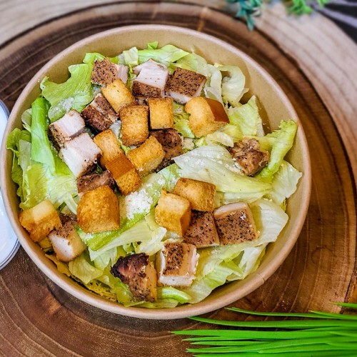 Smoked Caesar Salad - With sauce