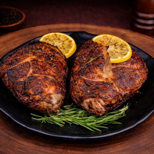 Smoked chicken thigh