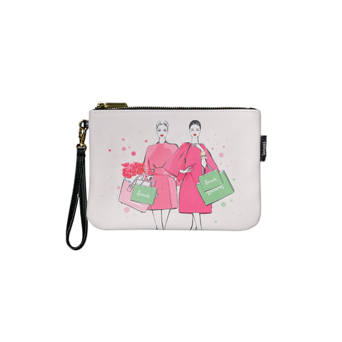 Beautiful pencil case with short strap