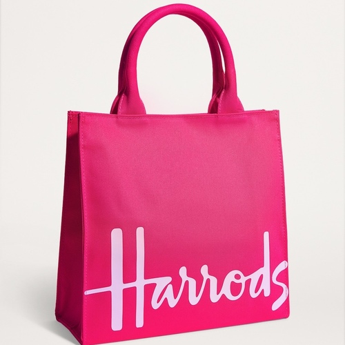 small shoper bag from harrods ( pink )