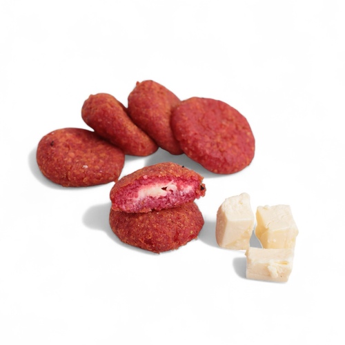 Beetroot kibbeh with kraft cheese - 36