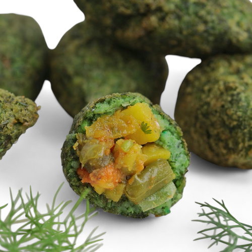 Kibbeh bread dill vegetables - 36