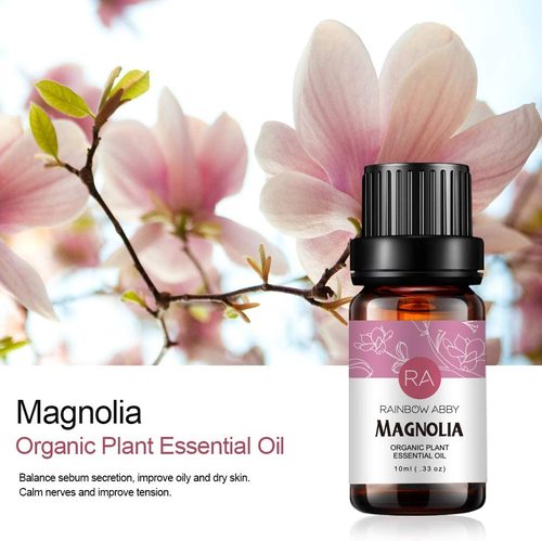 Organic Magnolia Essential Oil - magnolia creates a calm and serene atmosphere. Helping to relieve stress-related tension, reduce anxiety and depression, and ultimately relax the mind and body to instil a sense of wellness and vitality. Given its high concentration of linalool, magnolia is also a natural sedative. This powerful essential oil can be diluted with carrier oils and used as a topical application or a relaxing Ayurvedic massage.