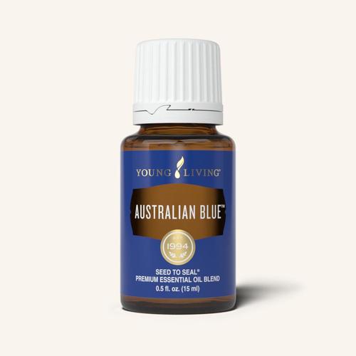 Australian Blue Blend - a blend of 16 oils with an aromatic influence that uplifts and strengthens creating a feeling of well-being and protection while simultaneously grounding and stabilizing.
Blue Cypress essential oil fortifies confidence as it promotes the appearance of healthy-looking skin and hair, was used traditionally to moisturize dry skin, and has a great aroma for enjoying outdoor activities. Blue Tansy essential oil moisturizes and helps beautify sensitive skin when added to your skin care regimen. Cedarwood essential oil has a calming and soothing aroma, and it promotes the appearance of healthy skin, hair, and scalp when applied topically.* Ylang Ylang essential oil, traditionally known for its romantic appeal, has a calming and balancing aroma for a happy heart. It also promotes the appearance of healthy-looking skin and shiny hair.   FEATURES & BENEFITS Has a sweet, earthy, exotic, grounding aroma Has an aroma that uplifts your spirits