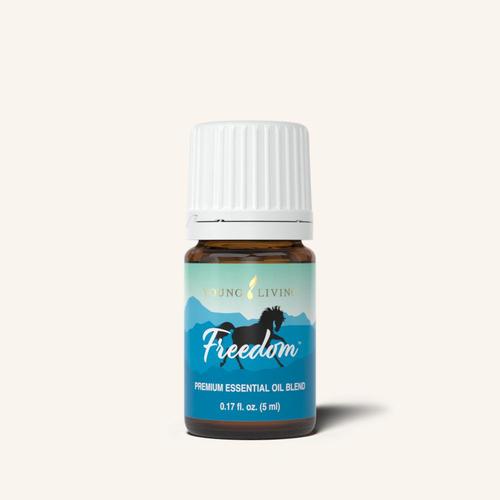 Freedom Blend - combines Copaiba, Sacred Frankincense, Idaho Blue Spruce, Vetiver, Lavender, Peppermint, Palo Santo, Valerian, and Rue in a carrier oil and may liberate your day with feelings of freedom from everyday troubles, inspiring confidence and emotional freedom with its refreshing notes and grounding tones.
FEATURES & BENEFITSHas a calming, grounding aroma Calms the mind during your nightly routine May promote feelings of emotional freedom A foundational oil blend included in the Freedom Sleep™ and Freedom Release™ Collections